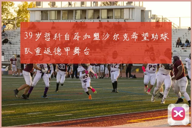 39岁哲科自荐加盟沙尔克希望助球队重返德甲舞台